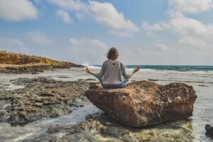 meditation sur plage